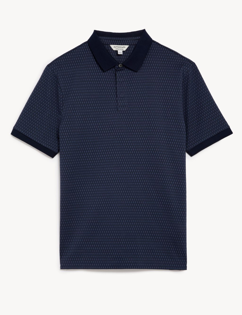 Pure Supima® Cotton Printed Polo Shirt image 1