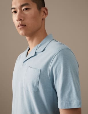 

Autograph Polo con solapa con linoMens - Duck Egg, Duck Egg