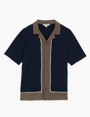 Pure Supima® Cotton Colour Block Polo Shirt