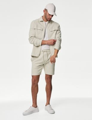 

Mens Autograph Jersey Textured Shorts - Stone, Stone