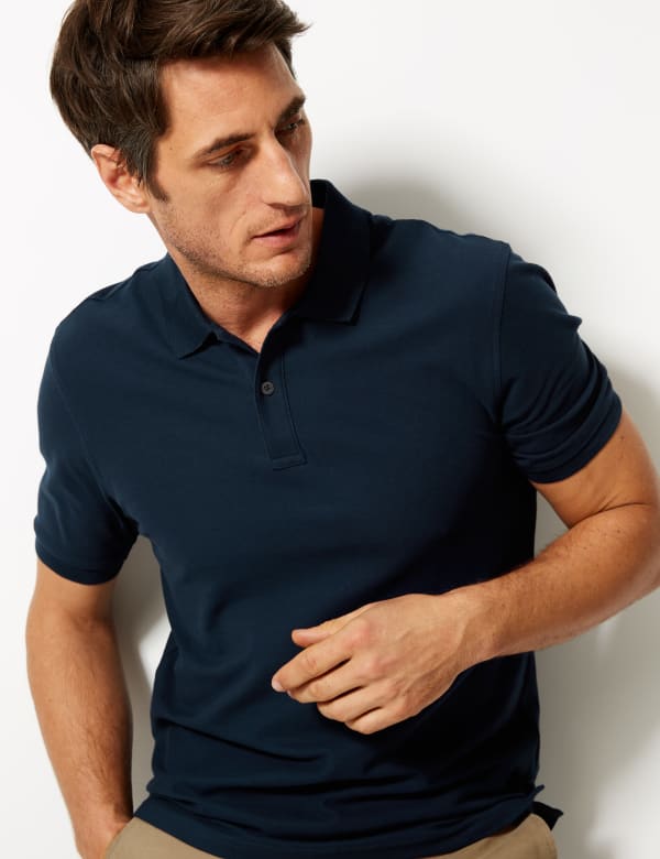 Pure Cotton Polo Shirt