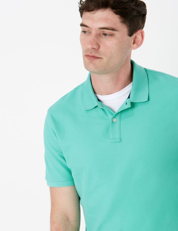 Pure Cotton Polo Shirt