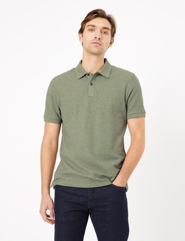 Pure Cotton Polo Shirt