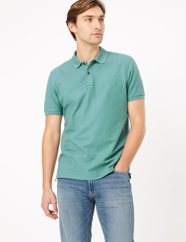 Pure Cotton Polo Shirt