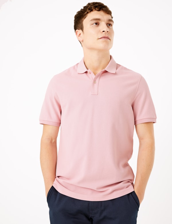 Pure Cotton Polo Shirt