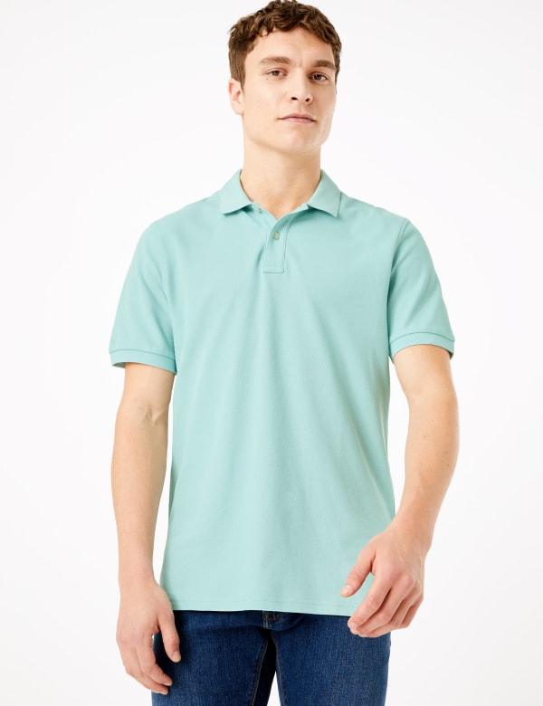 Pure Cotton Polo Shirt