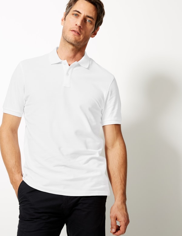 Pure Cotton Polo Shirt