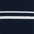 Cotton Striped Polo Shirt - navy