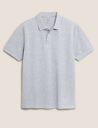 Slim Fit Pure Cotton Polo Shirt