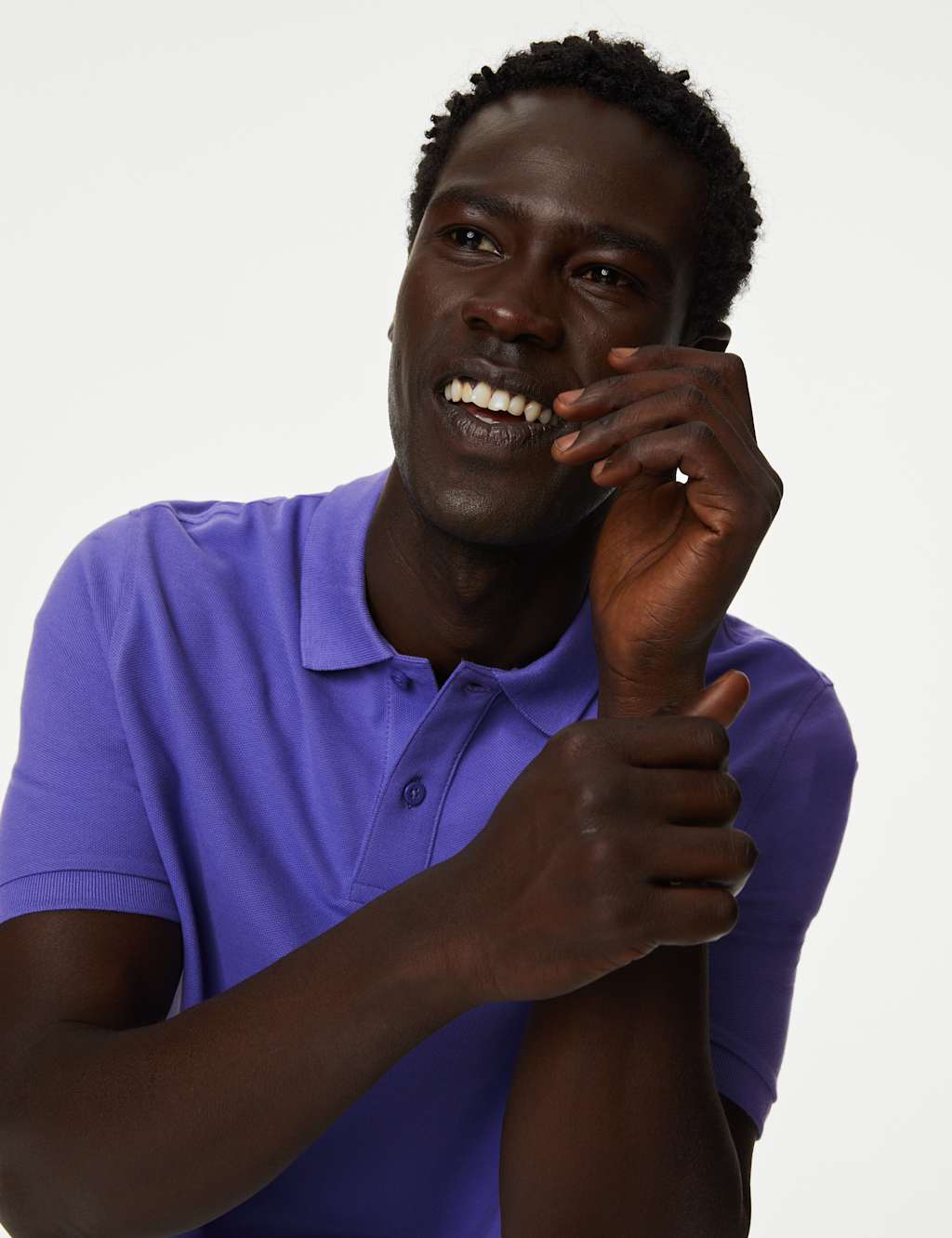 Pure Cotton Pique Polo Shirt image 2