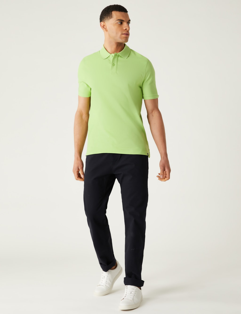 Pure Cotton Pique Polo Shirt image 2