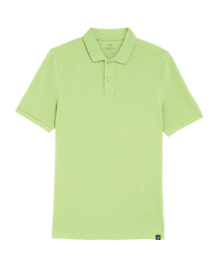 

M&S Collection Polo de piqué 100% algodónMens - Lime, Lime