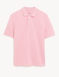 Pure Cotton Pique Polo Shirt