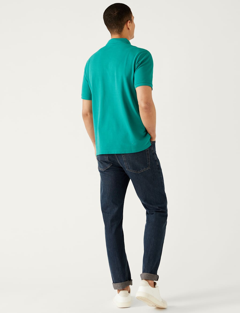Pure Cotton Pique Polo Shirt image 3