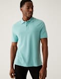 Pure Cotton Pique Polo Shirt