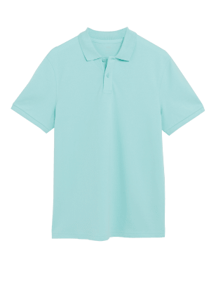 

M&S Collection Polo de piqué 100% algodónMens - Light Mint, Light Mint