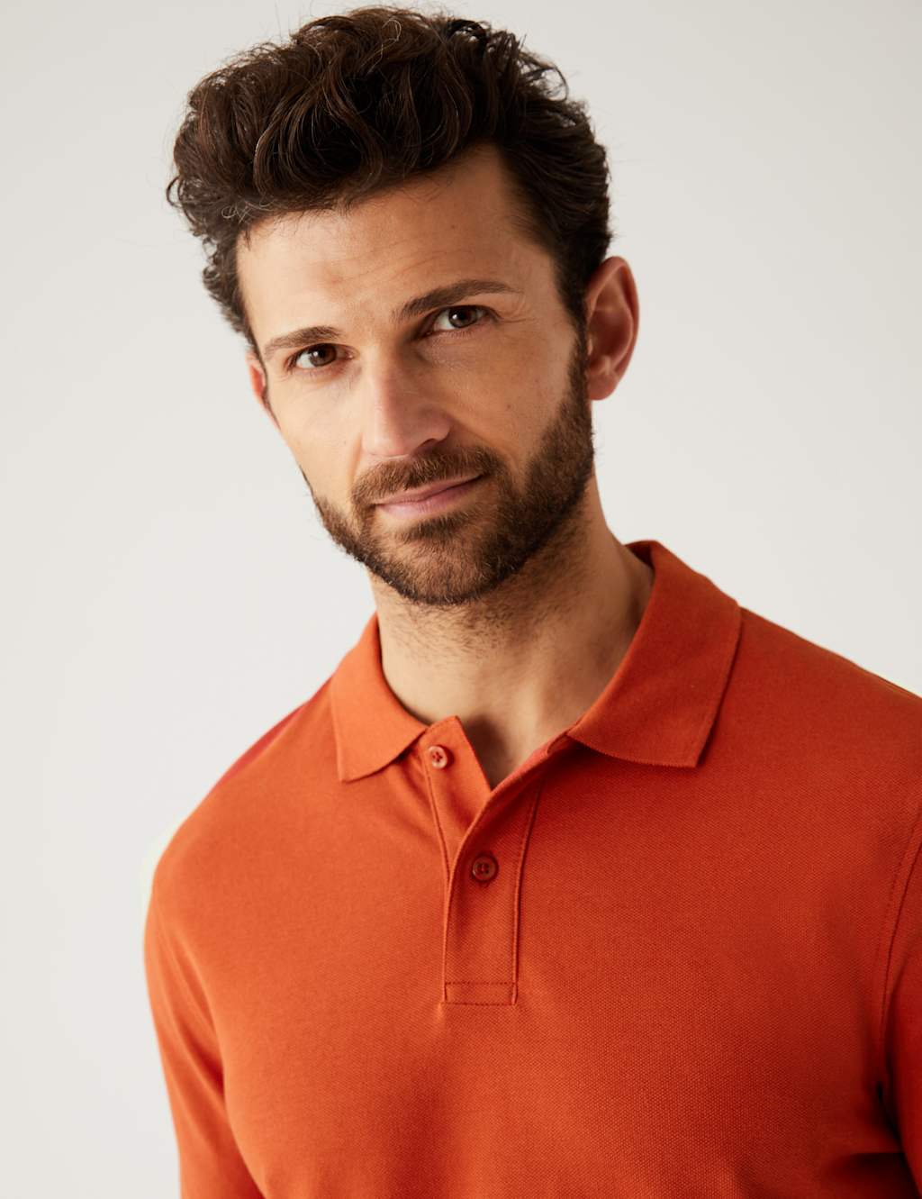 Pure Cotton Pique Polo Shirt image 2