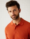 Pure Cotton Pique Polo Shirt