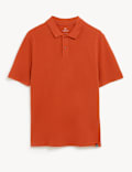 Pure Cotton Pique Polo Shirt