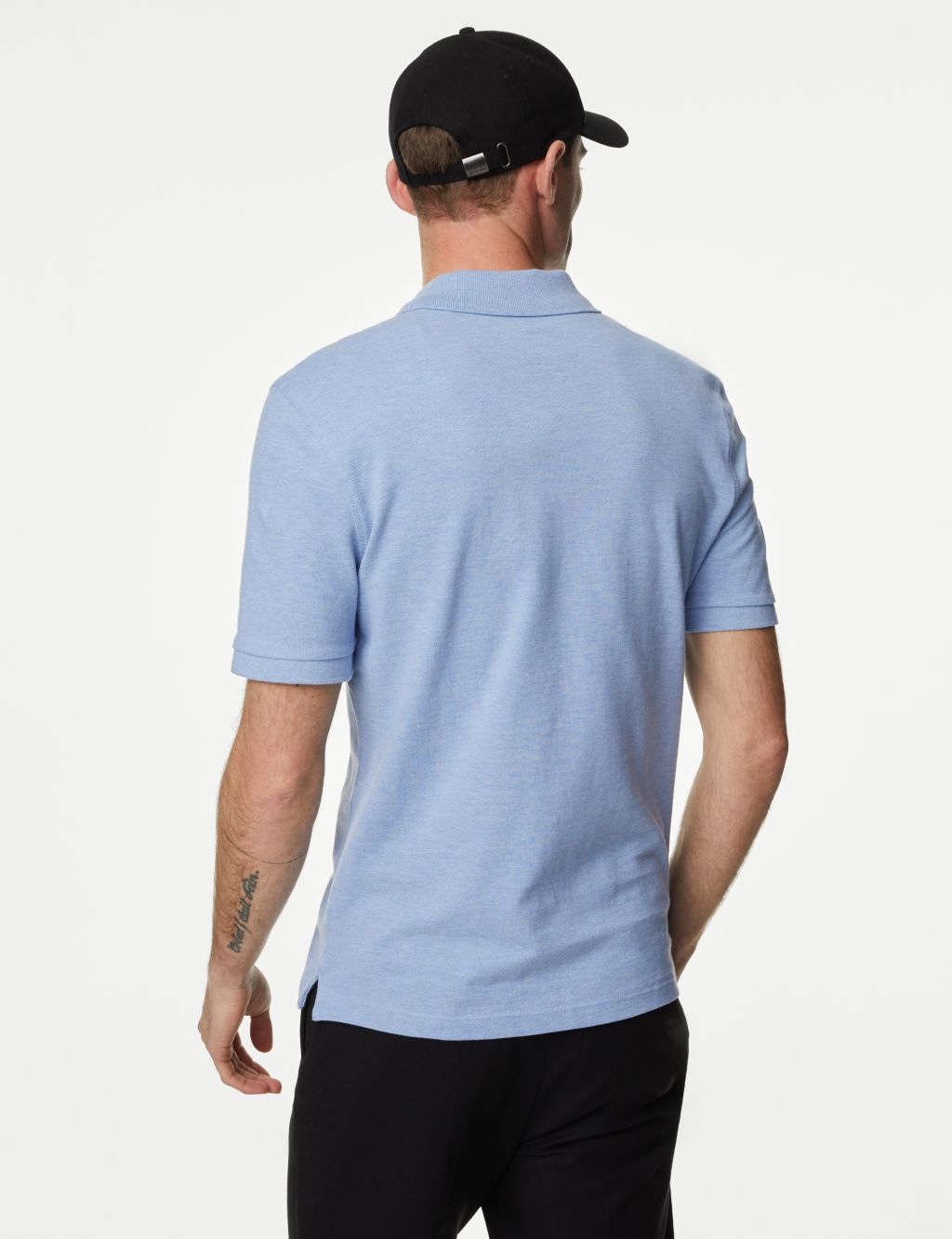 Slim Fit Pure Cotton Pique Polo Shirt image 5