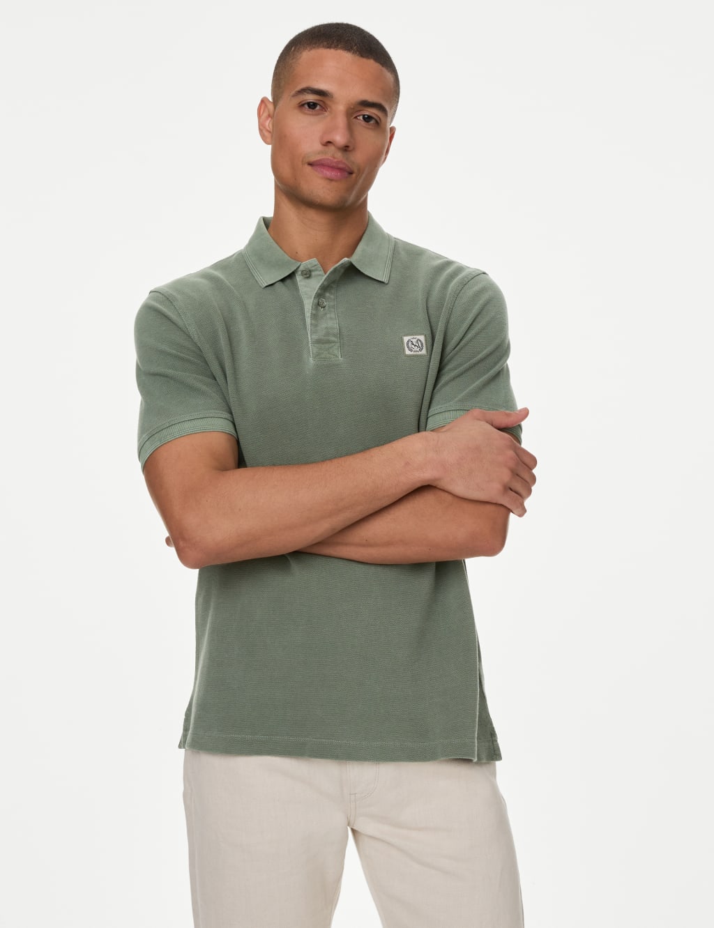 Pure Cotton Polo Shirt