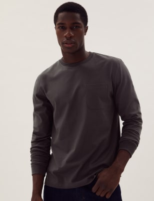 heavyweight cotton long sleeve t shirts