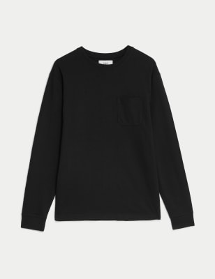 Pure Cotton Heavyweight Long Sleeve T-Shirt