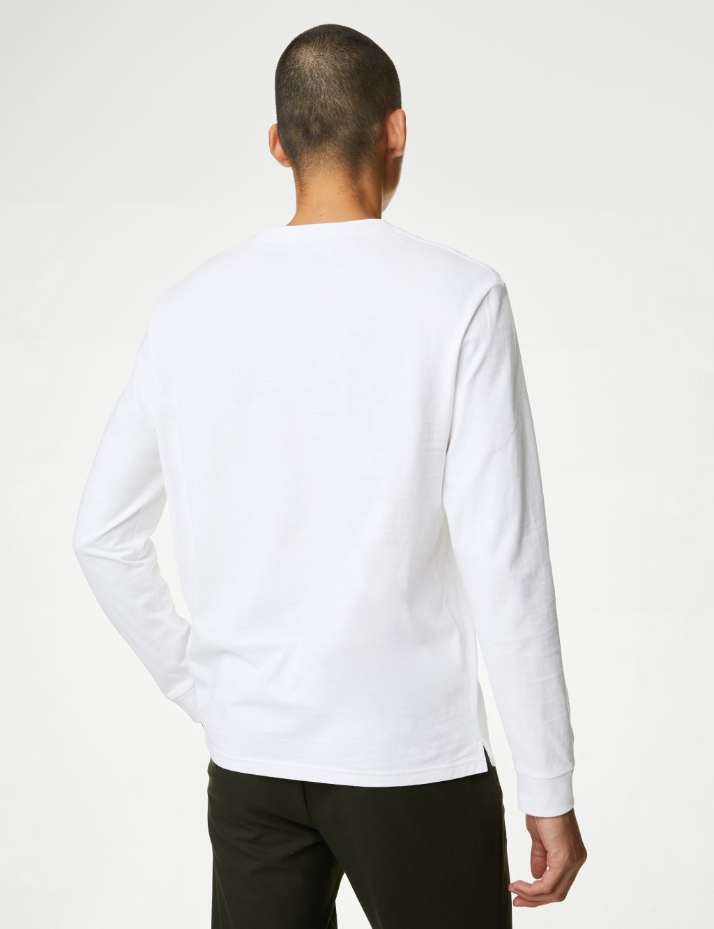 Pure Cotton Heavyweight Long Sleeve T-Shirt image 5