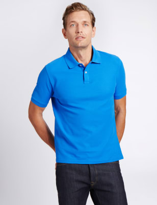 Slim Fit Pure Cotton Polo Shirt