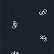 Bike Print T-Shirt - navy