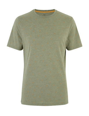 

M&S Collection Camiseta con estampado de motocicletaMens - Khaki, Khaki