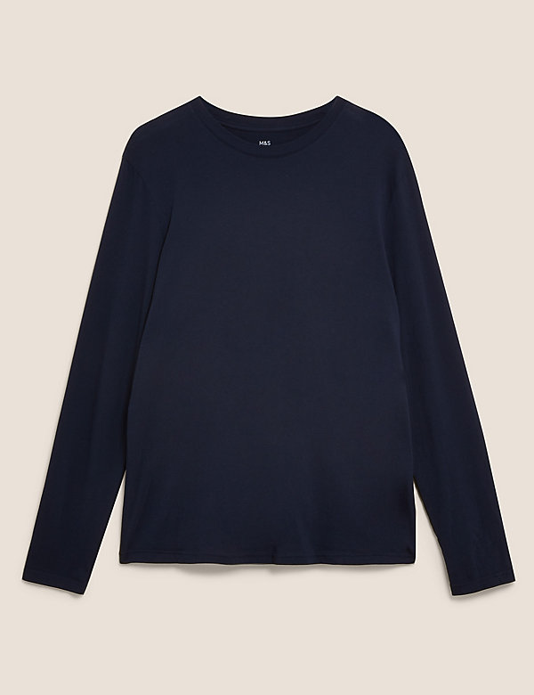 Pure Cotton Long Sleeve T-Shirt - MX