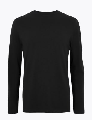 Pure Cotton Long Sleeve T-Shirt