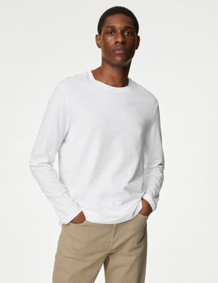Pure Cotton Long Sleeve T-Shirt
