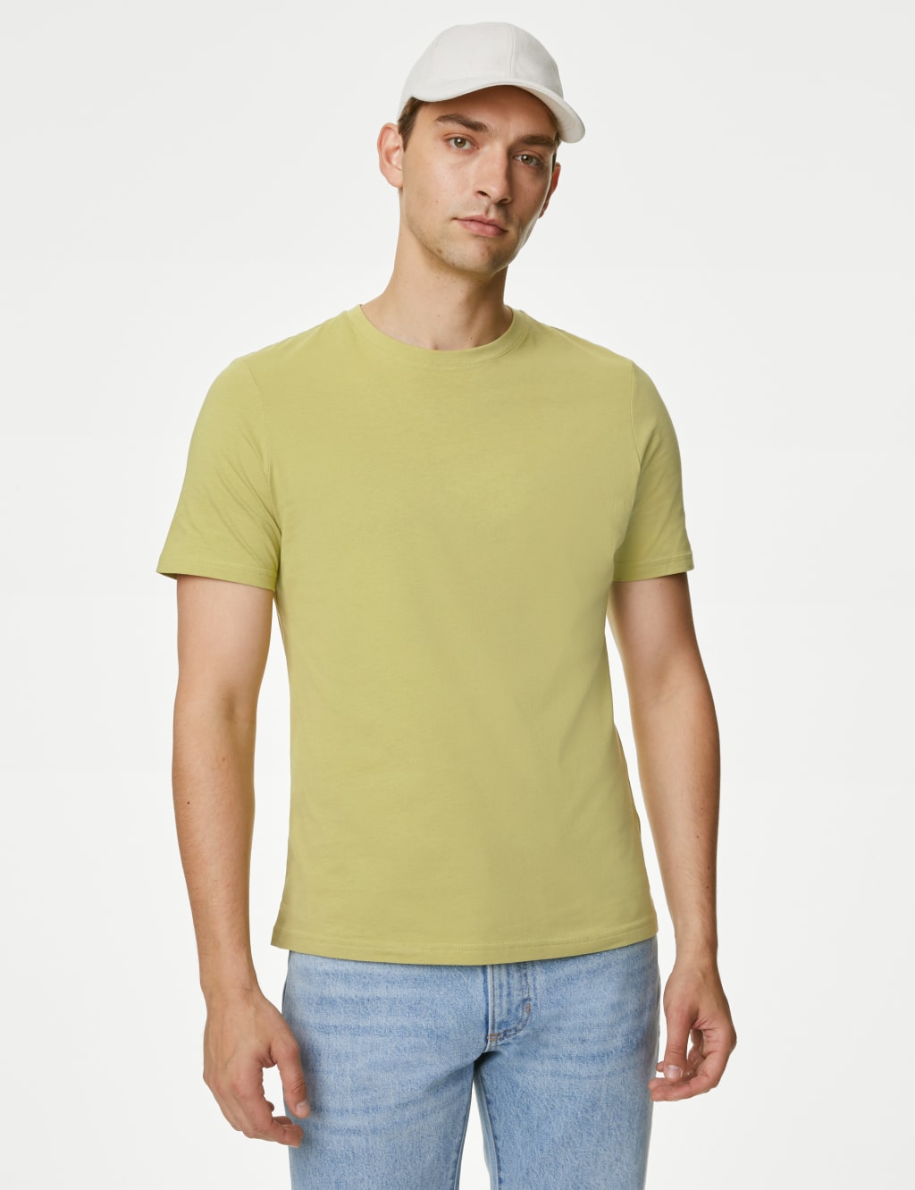 Pure Cotton Crew Neck T-Shirt image 4