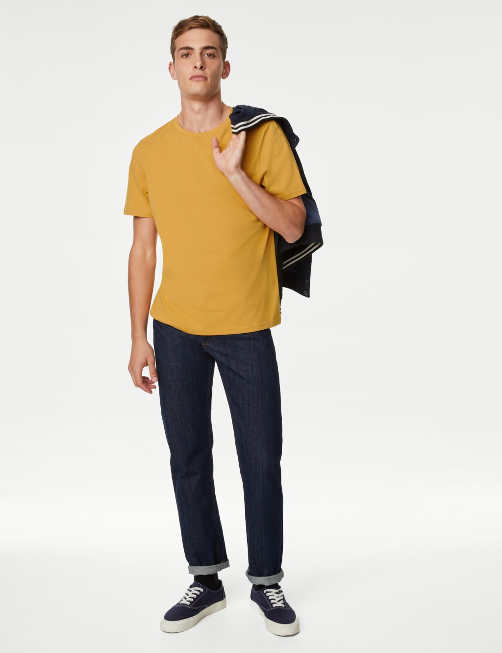 Pure Cotton Crew Neck T-Shirt image 3