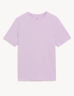 Pure Cotton Crew Neck T-Shirt