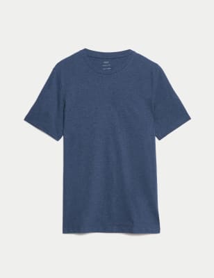 Regular Fit Pure Cotton Crew Neck T-Shirt