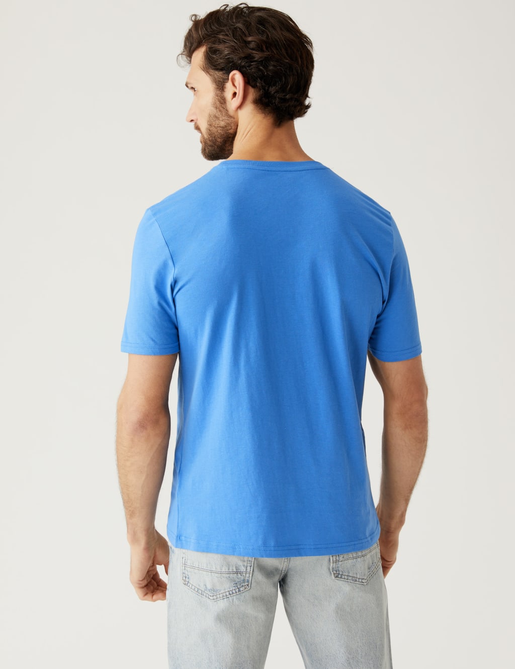 Pure Cotton Crew Neck T-Shirt image 3