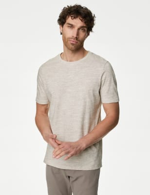 Regular Fit Pure Cotton Crew Neck T-Shirt