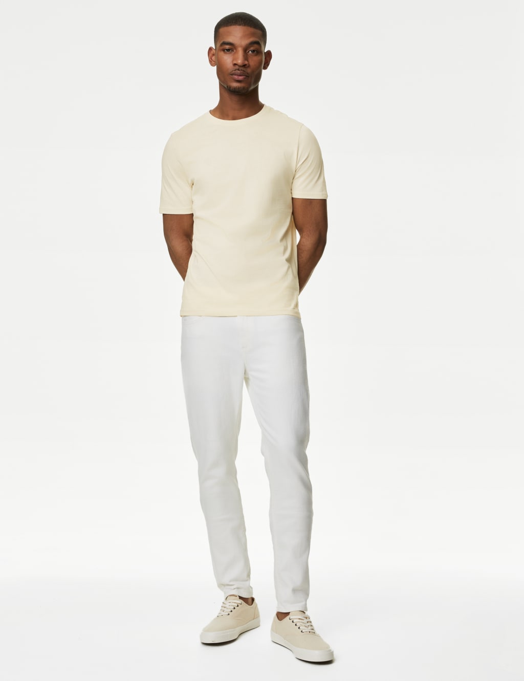 Pure Cotton Crew Neck T-Shirt image 3
