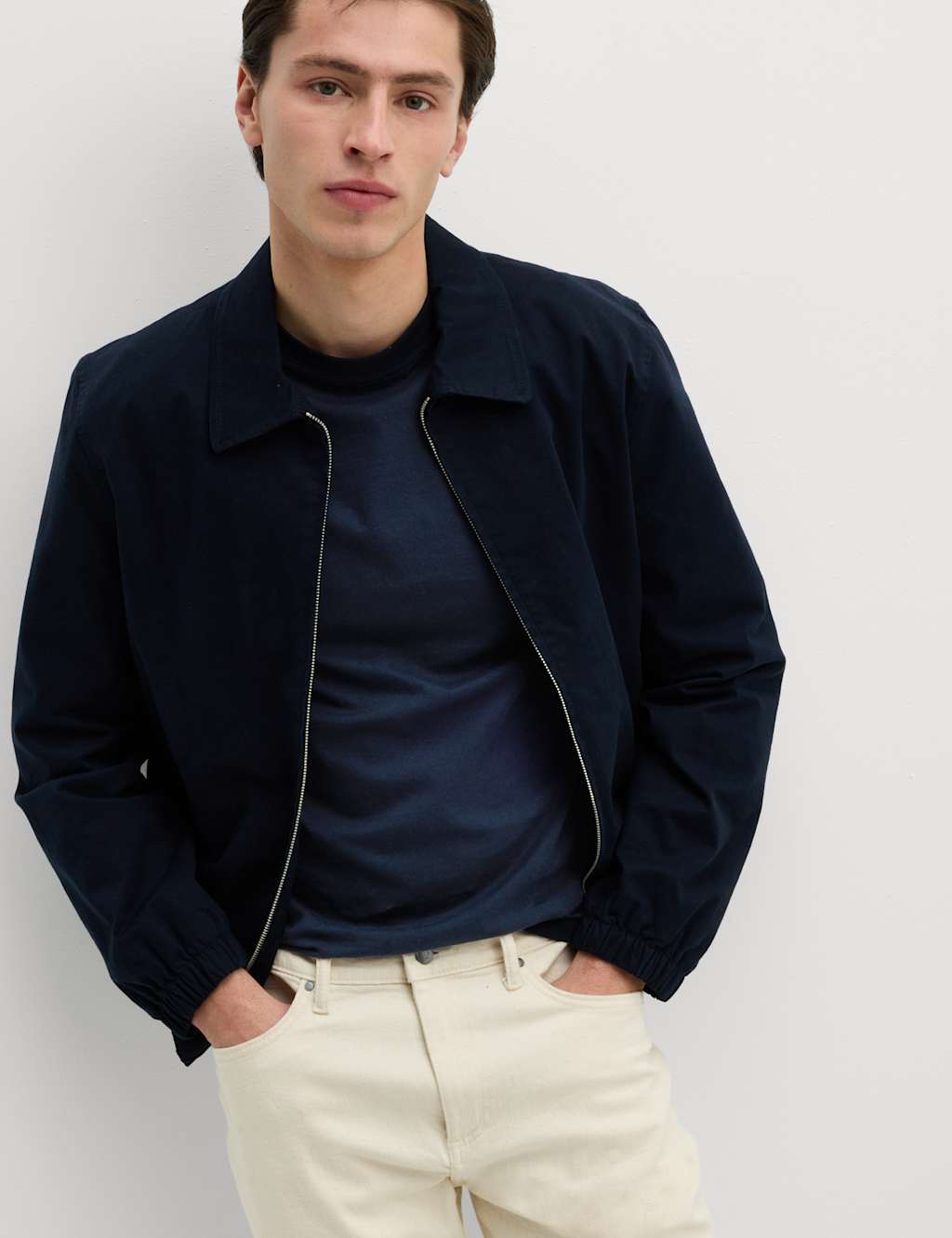 Slim Fit Pure Cotton Crew Neck T-Shirt image 2