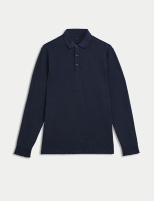 Swatch Long Sleeve Polo Shirt 