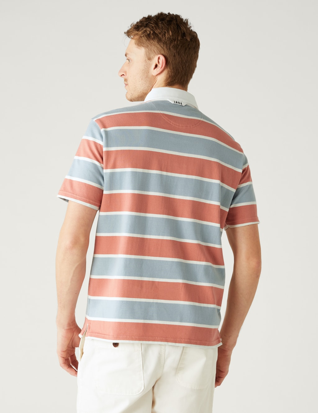Pure Cotton Striped Rugby Shirt image 4