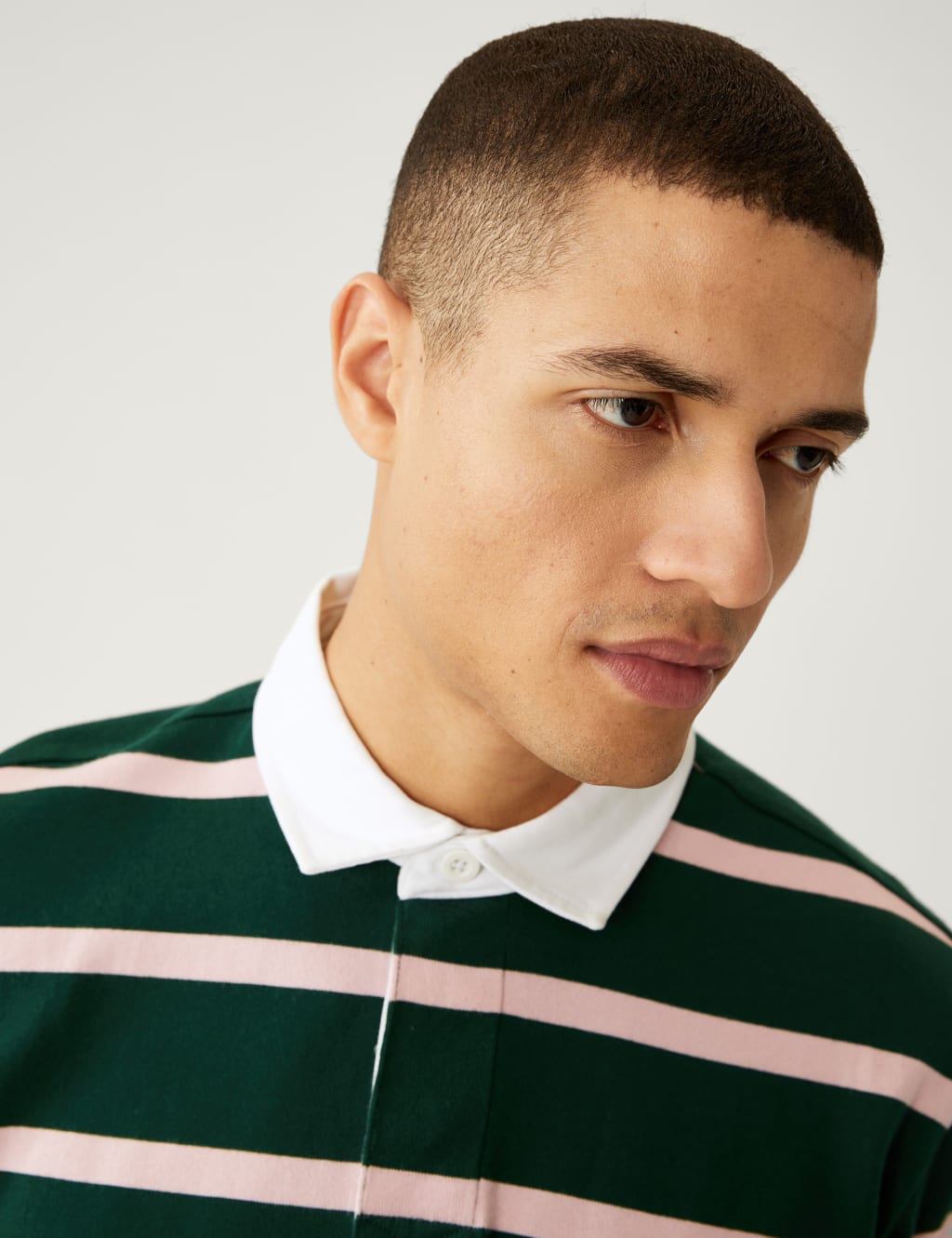 Pure Cotton Striped Rugby Shirt image 4