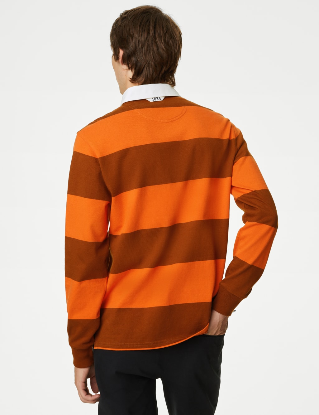Pure Cotton Striped Rugby Shirt image 5