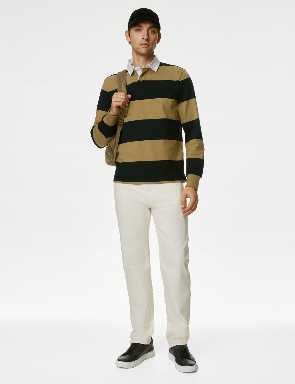 Pure Cotton Striped Rugby Shirt image 4