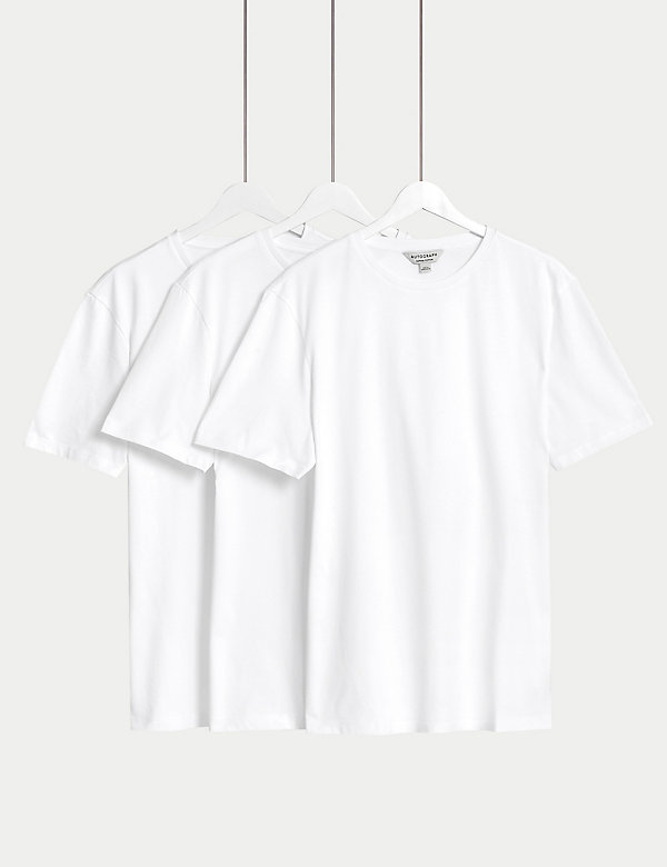 Pack de 3 camisetas 100&nbsp;% algodón Supima® - US