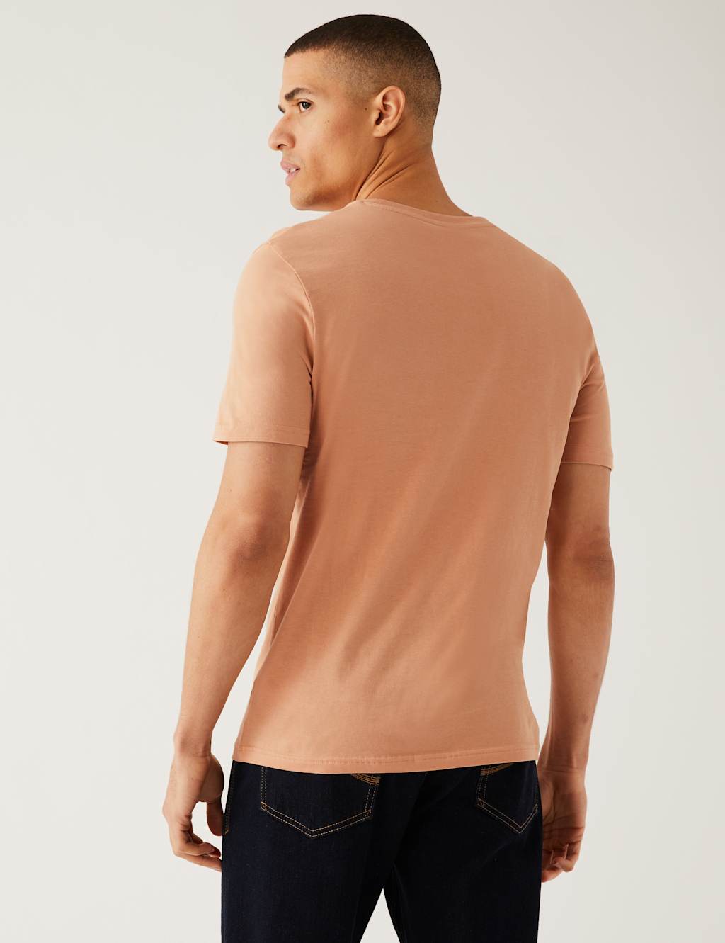 3pk Pure Cotton Crew Neck T-Shirts image 3