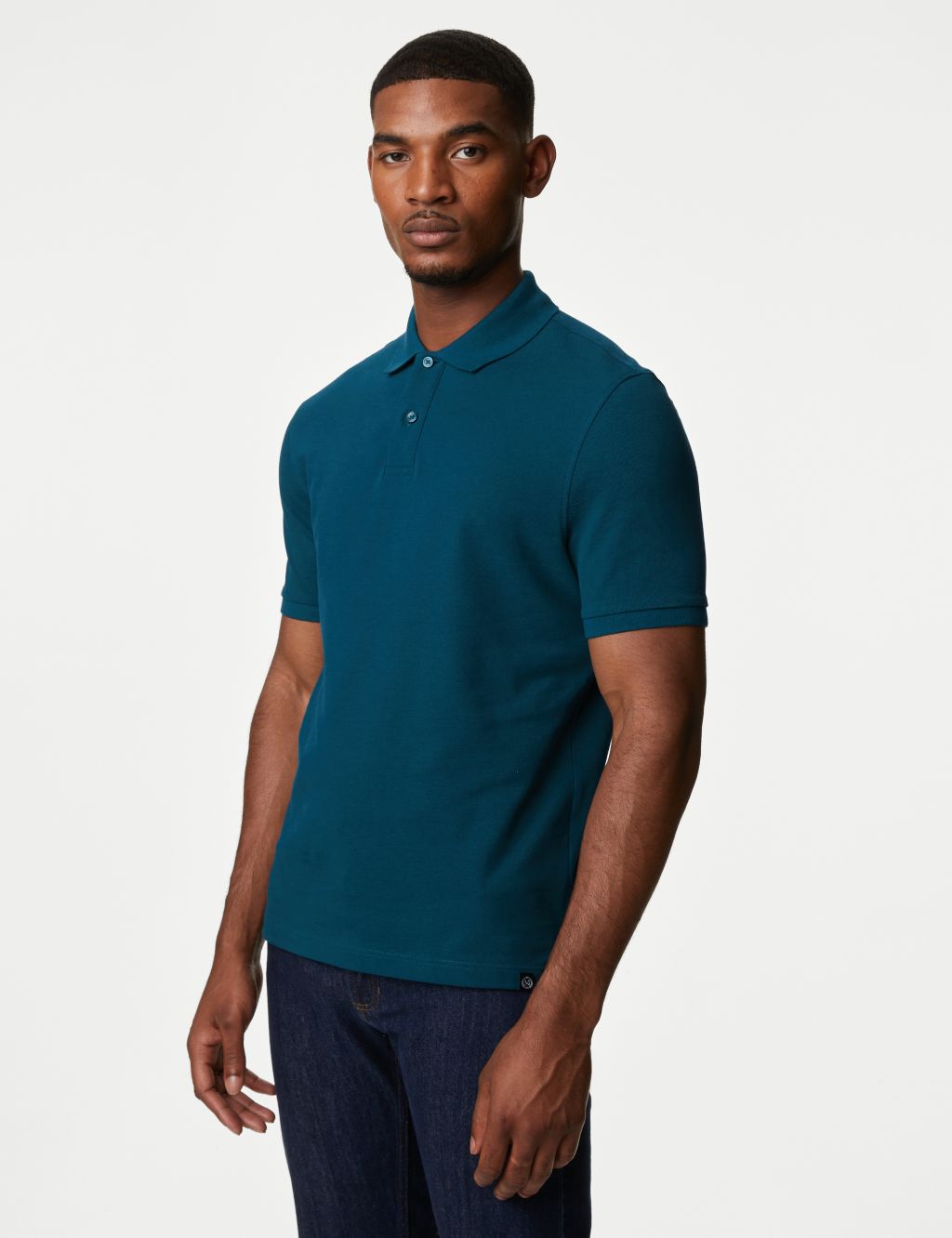2 Pack Pure Cotton Polo Shirts image 3